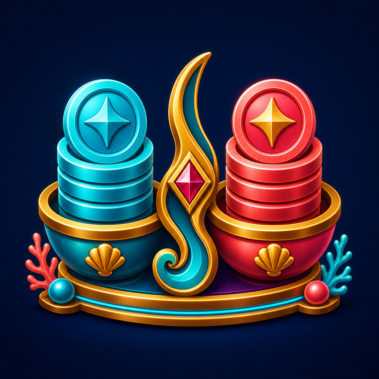 SplashCoins split coin stacks bonus badge