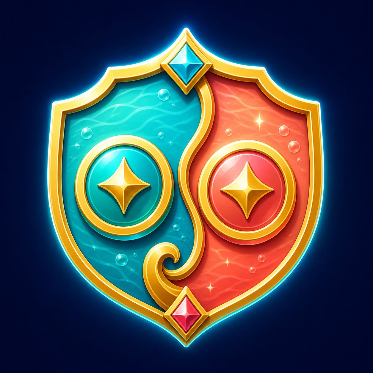 Gold Coin and Sweeps Coin shield for SplashCoins games