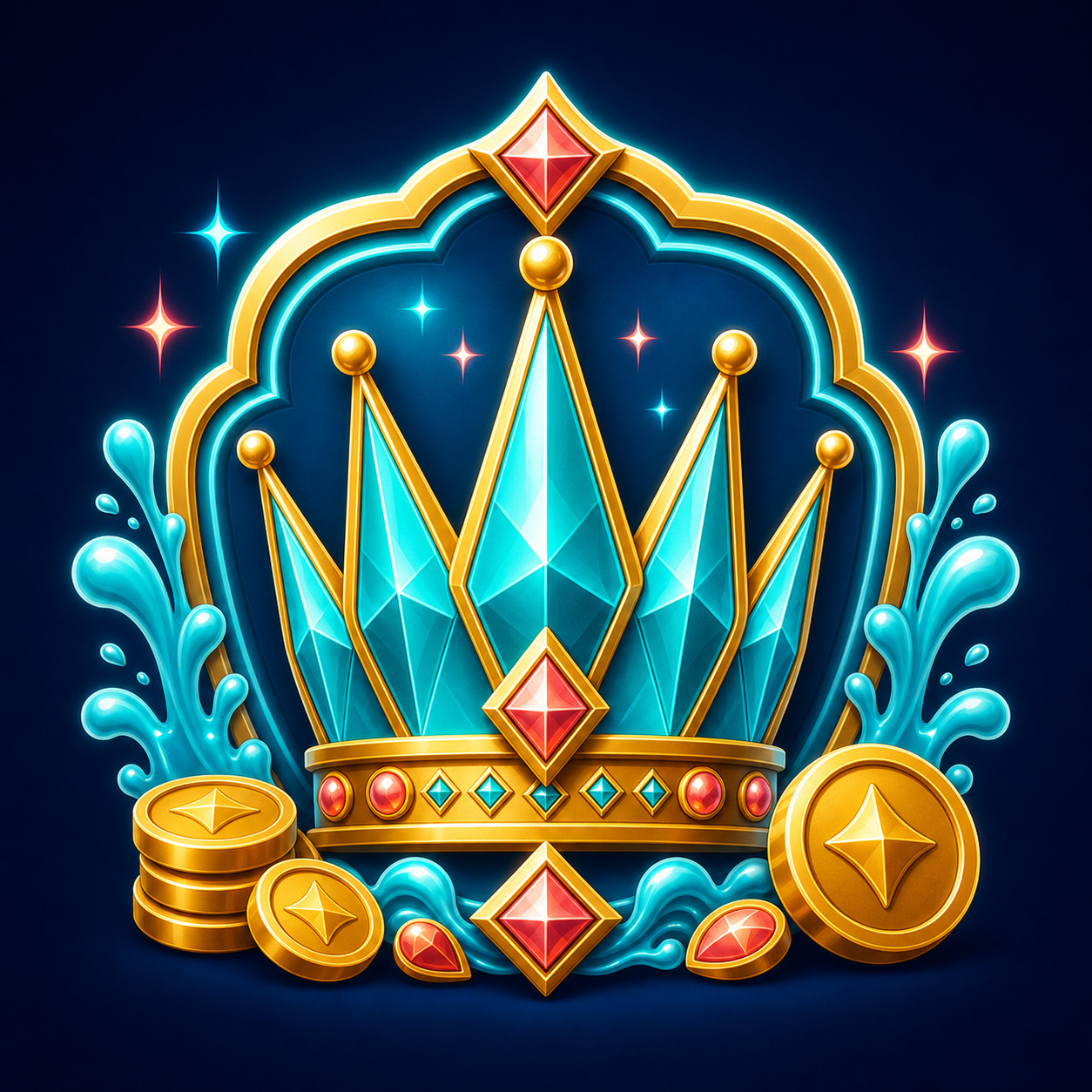 SplashCoins VIP crown badge